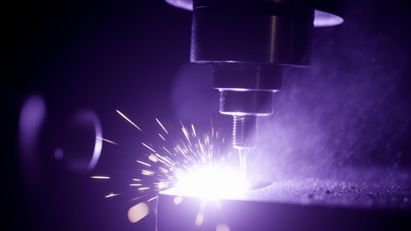 Close up of high-precision industrial tool