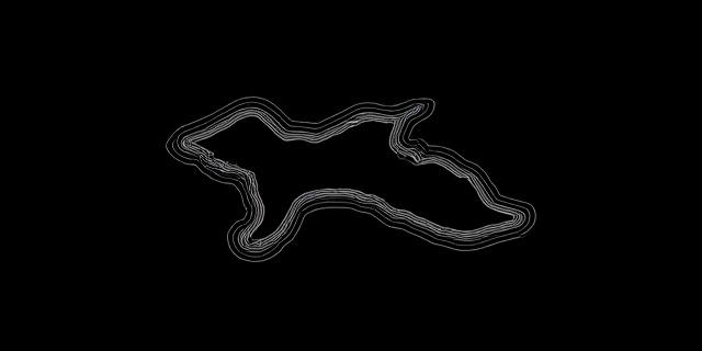Monochrome map of East Loch Sween location